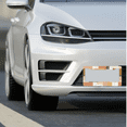 thumbnail image 5 of 1 Pcs Geometric License Plate Frame, License Plate Cover for Car Decorative Parts, Aluminum License Plate Bracket Holder Rust-Proof Weather-Proof for US Standard Car, 5 of 9