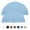 Blue, variant on 2PCS Half Moon Round Window Cover Half Circle Window Shades Cordless Non-Woven Self Adhesive Shades Temporarily Window Blinds Cover Easy to Cut Install 90CM