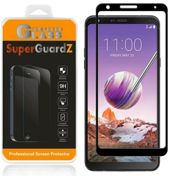 [2-Pack] LG Stylo 4 / LG Stylo (4th Gen, 2018 Release) SuperGuardZ Tempered Glass Screen Protector [Full Coverage, Edge-To-Edge Protection], Anti-Scratch, Anti-Shock