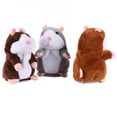 thumbnail image 2 of Children Toys Lovely Talking Hamster Plush Toy Sound Record Speaking Hamster Talking Toys for Children, 2 of 6