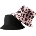 thumbnail image 5 of CoCopeaunts Cow Bucket Hat for Men Outdoor Sports Leisure Cotton Bucket Cap for Women Sun Protection Double Sided Wear Basin Hat, 5 of 8