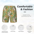 thumbnail image 5 of Balery Snake And Floral Mens Swim Trunks Swim Shorts for Men Quick Dry Inseam Beach Shorts with Compression Liner Pocket-Medium, 5 of 9