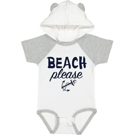 

Inktastic Beach Please with Anchor Gift Baby Boy or Baby Girl Bodysuit