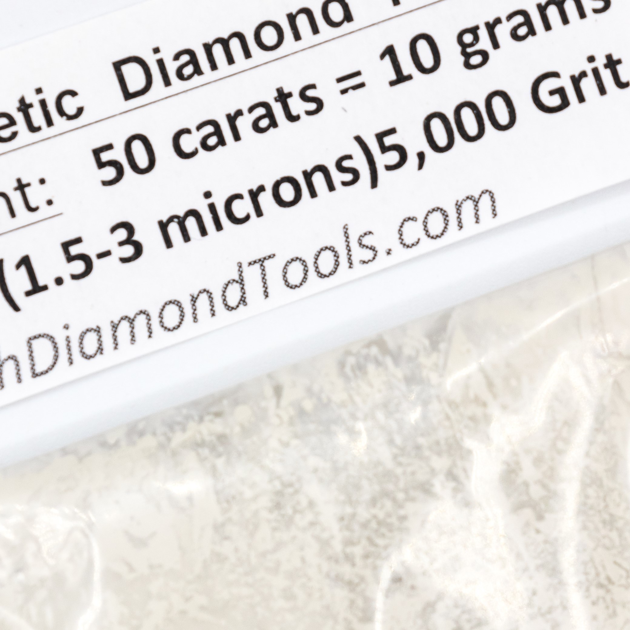 TechDiamondTools Diamond Powder 5,000 Grit 1.5-3 Microns - 50cts =10 Grams