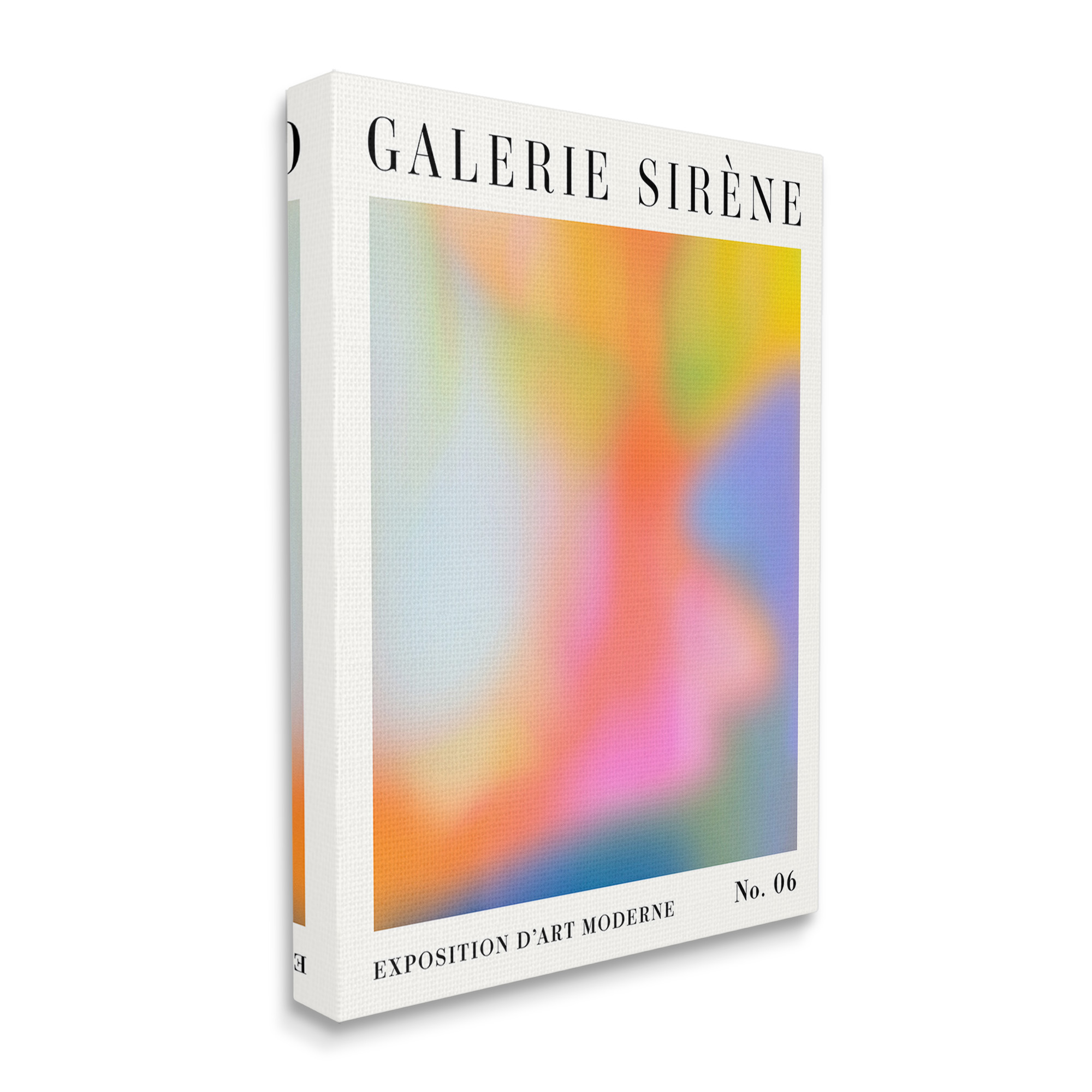 Stupell Industries Abstract Aurora Pattern Abstract Painting Gallery Wrapped Canvas Art Print Wall Art, 16 x 20