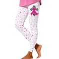 thumbnail image 2 of Cancer Leggings for Women Elastic High Waist Pink Ribbon Slim Fit Tights Pants Workout Yoga Pants, 2 of 5