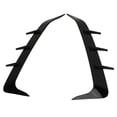 thumbnail image 3 of BOROCO 2 Uds Alerón para Parachoques Trasero Negro Brillante Cubierta De Ventilación Inferior Molduras De Marcos para X6 G06 M Sport 2019 A 2023, 3 of 5
