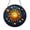 Acrylic 3.5 Inch, variant on Planets and Sun Galaxy Window Suncatcher, Vibrant Stained Glass Style Celestial Decor, Space Inspired Gift Idea