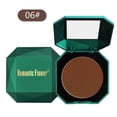 thumbnail image 4 of ZOUBAOQ Dark Pressed Powder Dark Skin Powder Matte Powder With Mirror And Powder Puff Girl Waterproof N6r4, 4 of 8