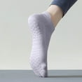 thumbnail image 2 of UJNDER Women's No Show Yoga Socks Grip Tab Mesh Breathable Sports Socks for Practice Purple, 2 of 4