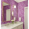 thumbnail image 4 of S4Sassy Peel & Stick Vinyl Wallpaper, Floral Vine Wallpaper Contact Paper Waterproof - Pink, 25"x120" ,Textured Finish, Removable Wall Covering for Home Decor in Bedrooms, Renter Spaces, Cabinets, 4 of 9