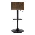 thumbnail image 5 of Mason Adjustable Bar Stool, Black Bar Stools, Bar Chairs, Swivel Bar Stools, Bar Stools Set of 2, 5 of 5