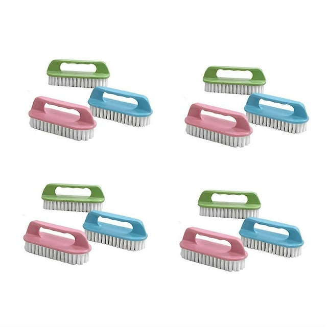 Stiff Brush Laundry Brush Cleaning Brush Portable Plastic Handheld Cleaning Brush for Use in Kitchen and Bathroom