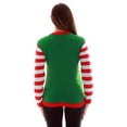 thumbnail image 3 of #followme Womens Ugly Christmas Sweater - Sweaters for Women (Green - Gingerbread Girl, Large), 3 of 3
