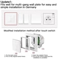 thumbnail image 4 of WiFi Smart Curtain Switch Touch for Motorized Curtains and Roller Blinds Work for Tuya Smart Life App Alexa Google, 4 of 5