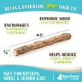 thumbnail image 4 of Raw Paws Silvervine Cat Chew Sticks (30-ct) Silvervine Cat Toys for Indoor Cats - Matatabi Cat Chew Sticks - Silvervine Sticks for Cats of all Ages, Breeds and Sizes, 4 of 5