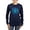 Navy, variant on CafePress - Blue Tribal Turtle Sun Long Sleeve T Shirt - Women's Long Sleeve Graphic Tee Casual Fit