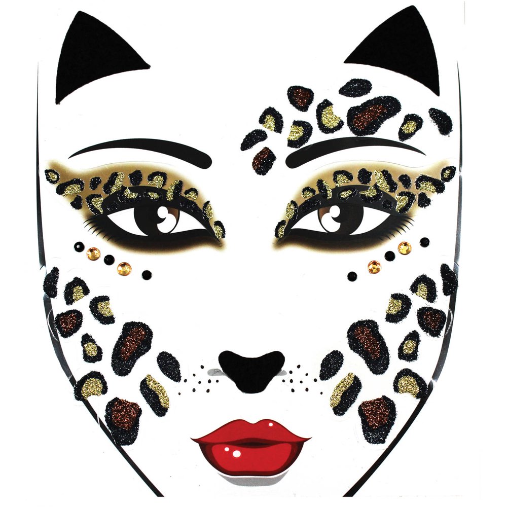 Face Decal Adult Halloween Accessory