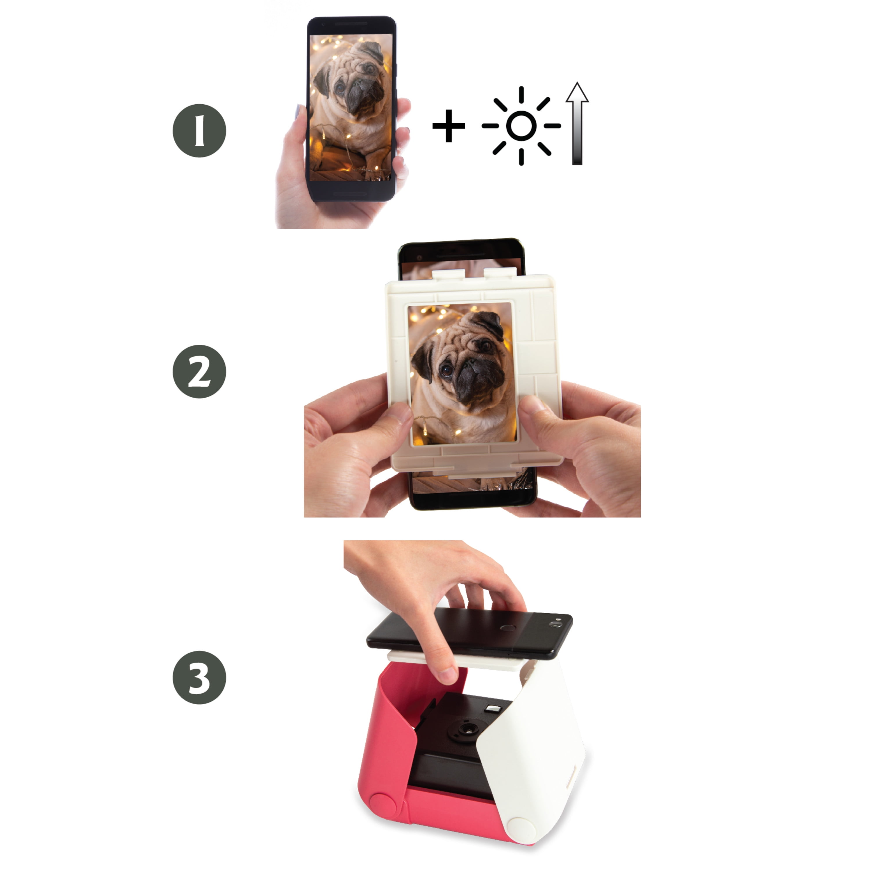 Kiipix Portable Smartphone Photo Printer Instantly Print Photos From Your Smartphone Sky Blue Walmart Com Walmart Com