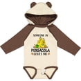 thumbnail image 3 of Inktastic Someone in Pensacola Loves Me Beach Vacation Boys or Girls Long Sleeve Baby Bodysuit, 3 of 5