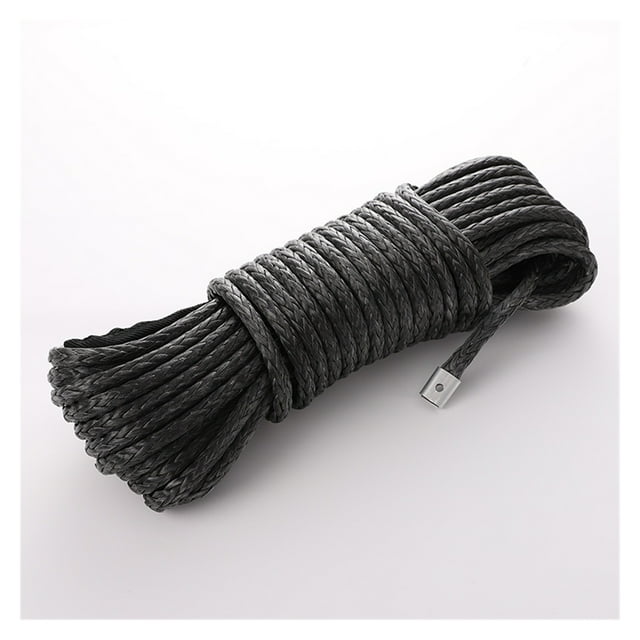 9.5mm * 26M Off-road Winch Rope Traction Rope Rescue Car Trailer Rope Ultra High Molecular Rope ,Easy to Use