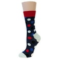 thumbnail image 4 of Wrapables® Unisex Colorful Designs Trouser Socks (Set of 5), Stripes and Shapes, 4 of 7