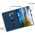thumbnail image 3 of Case for Samsung Galaxy Tab A9+/ A9 Plus 11 inch 2023 SM-X210/ X215/ X216, Magnetic Clasp Stand Premium PU Leather Case with Pen Holder for Galaxy Tab A9 Plus Tablet Case,Blue, 3 of 9