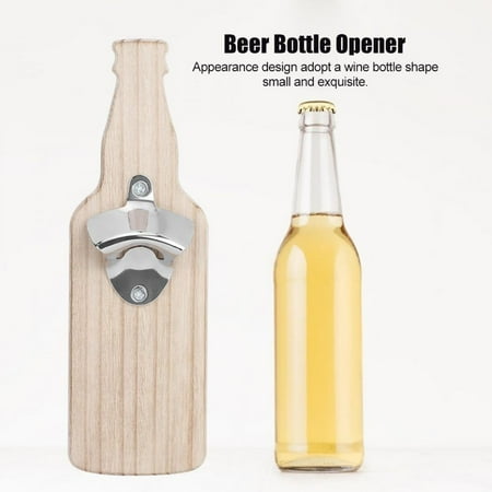 

EZSPTO Bottle Opener Mounted Refrigerator Bottle Opener For Home Bar