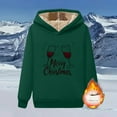thumbnail image 6 of Womens Casual Christmas Long Sleeve Tee Shirts Cropped Sweatshirt Pullover Fall Sweaters Off The Shoulder Zip Up Sweatshirt Lightweight Fall Tops, 6 of 6