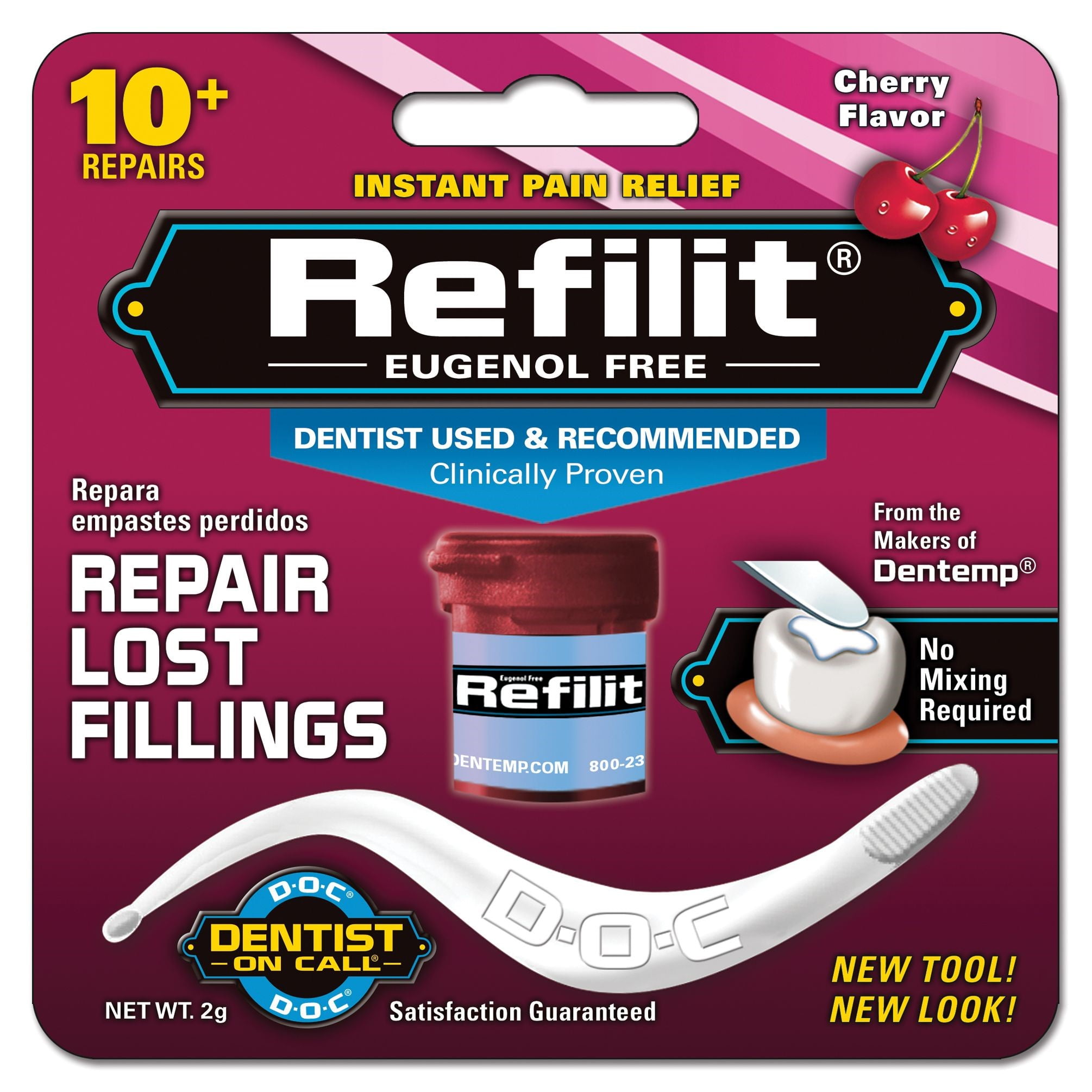 filling repair cherry lost walmart dentist call