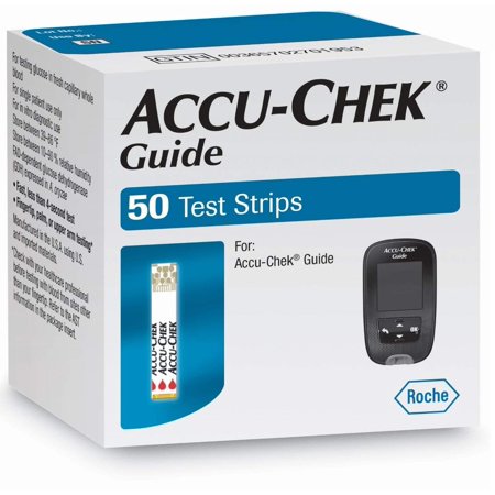 Accu-Chek Guide Blood Glucose Test Strips Smart Pack Vial Take 50ct, 5-Pack
