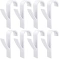 thumbnail image 1 of Gancho de radiador de 8 piezas, gancho de radiador de toallero, gancho de radiador de plástico blanco, ganchos de radiador de baño, 11 Feliz Sencillez, 1 of 5