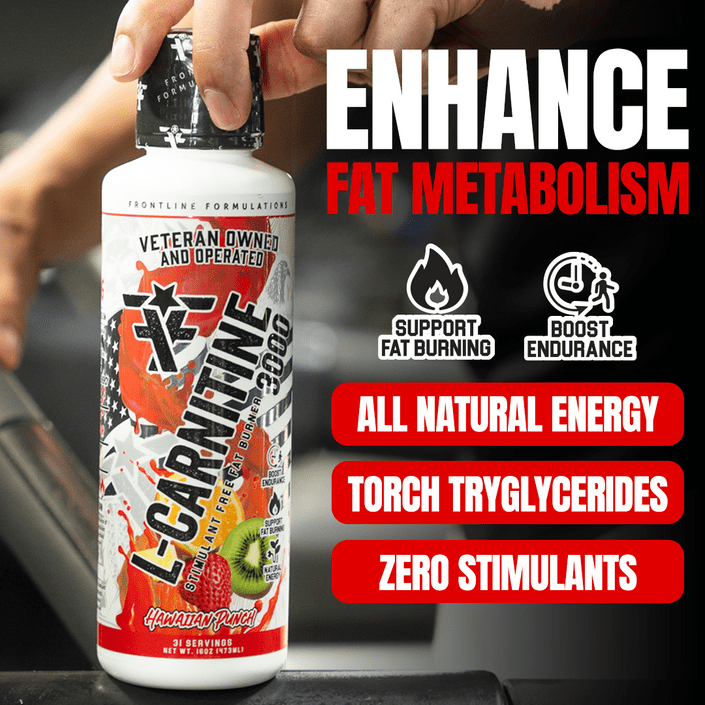 Frontline Formulations L-Carnitine | Premium Stimulant Free Workout Drink | Transforms Fat Into Energy and Supports Muscle Recovery For Men and Women | Pina Colada