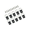 thumbnail image 2 of Dalazy Marine 10pcs Canoe Kayak Stainless Steel D-Ring Fishing Rigging w/ Screws, 2 of 9