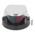 thumbnail image 1 of Luz de navegación para barco, luz LED de proa, lente roja y verde, IP66, resistente al agua, CC de 12V, 6W, para yates, veleros, barcos a motor, 1 of 5