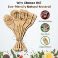 thumbnail image 3 of 6PCS Highland Cattle Wooden Kitchen Cooking Utensil Set 11.9in Non Toxic Bamboo Wood Spoon Set, 3 of 7