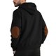 thumbnail image 4 of pstuiky camisa de manga larga para hombre, Blusa informal y moderna de color liso con capucha, manga larga y bolsillos abotonados para hombre top de hombre m, 4 of 5
