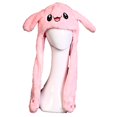 thumbnail image 1 of Gorro de Conejo BTS Kpop Rosa Con Orejas En Movimiento, 1 of 2