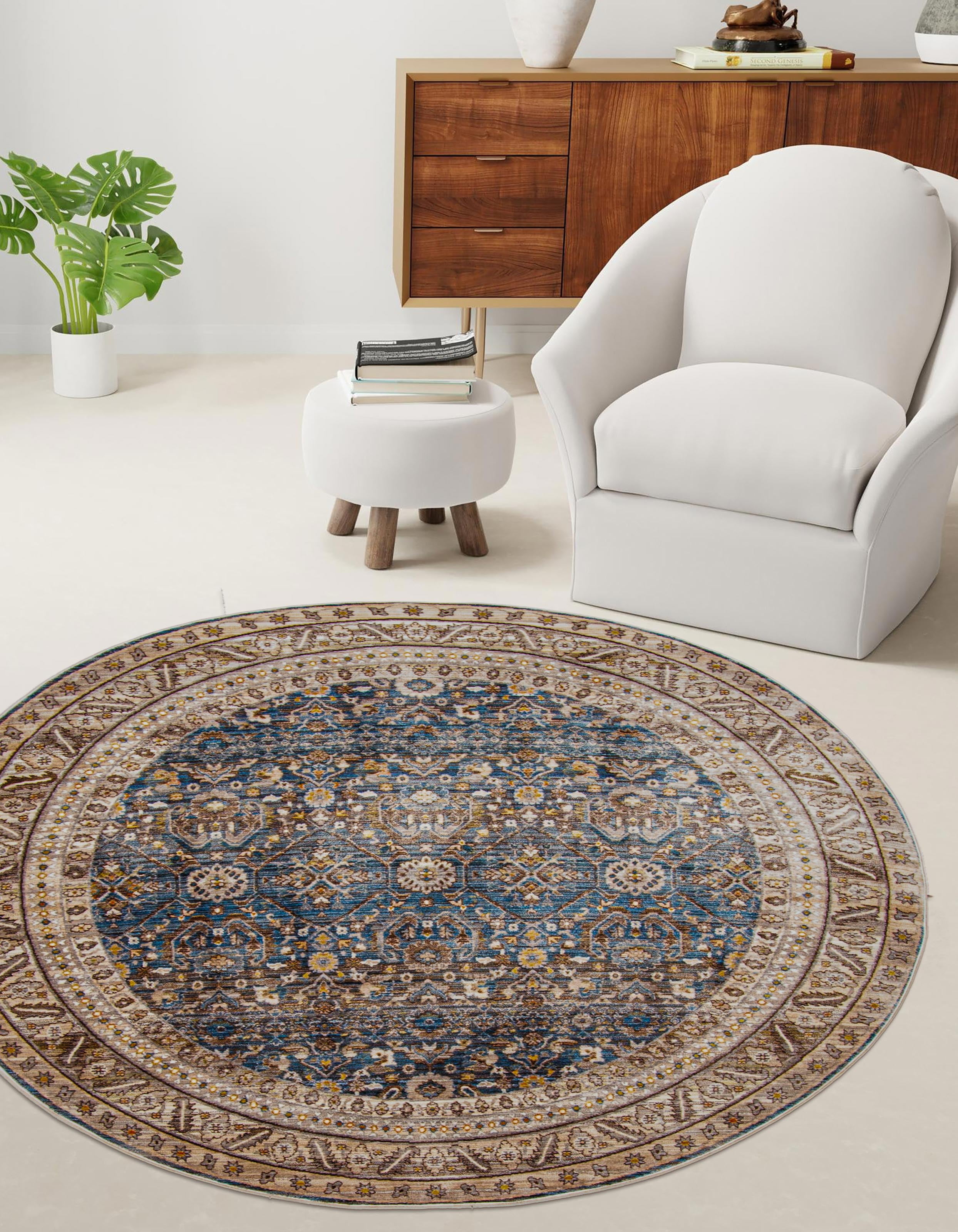 ECARPET Gianna Traditional Area Rug for Living Room, Bedroom, Dining Room, Entrance, Hallway and More.