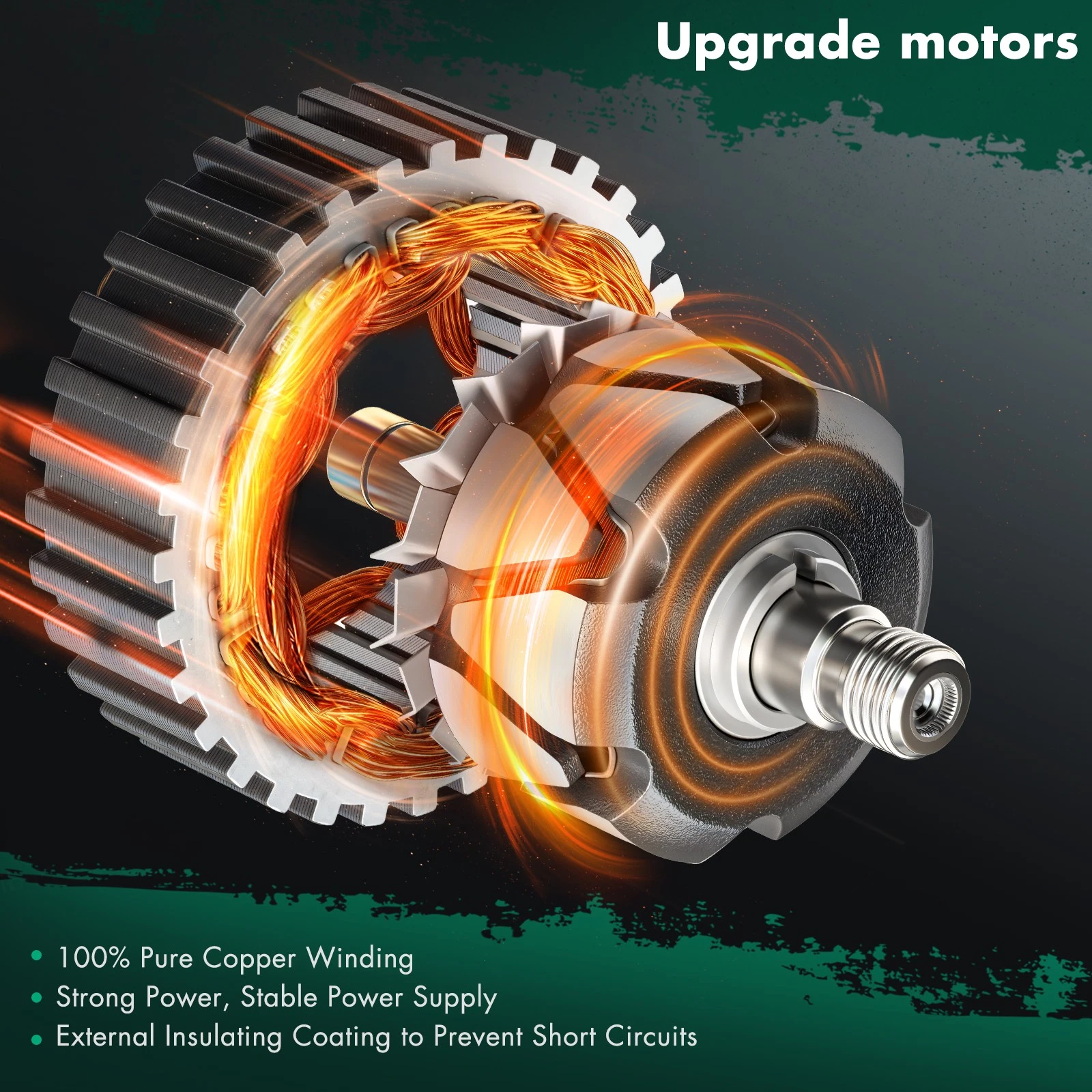 NURATIT Alternator Fits Ford Focus 2012 2013 2014-2018 L4 2.0L 11747 FG15S091 150A 12V# 11747N 11653 11747 LRA04052 LRA4052 1777583 BV6N-10300-EA BV6T-10300-EA