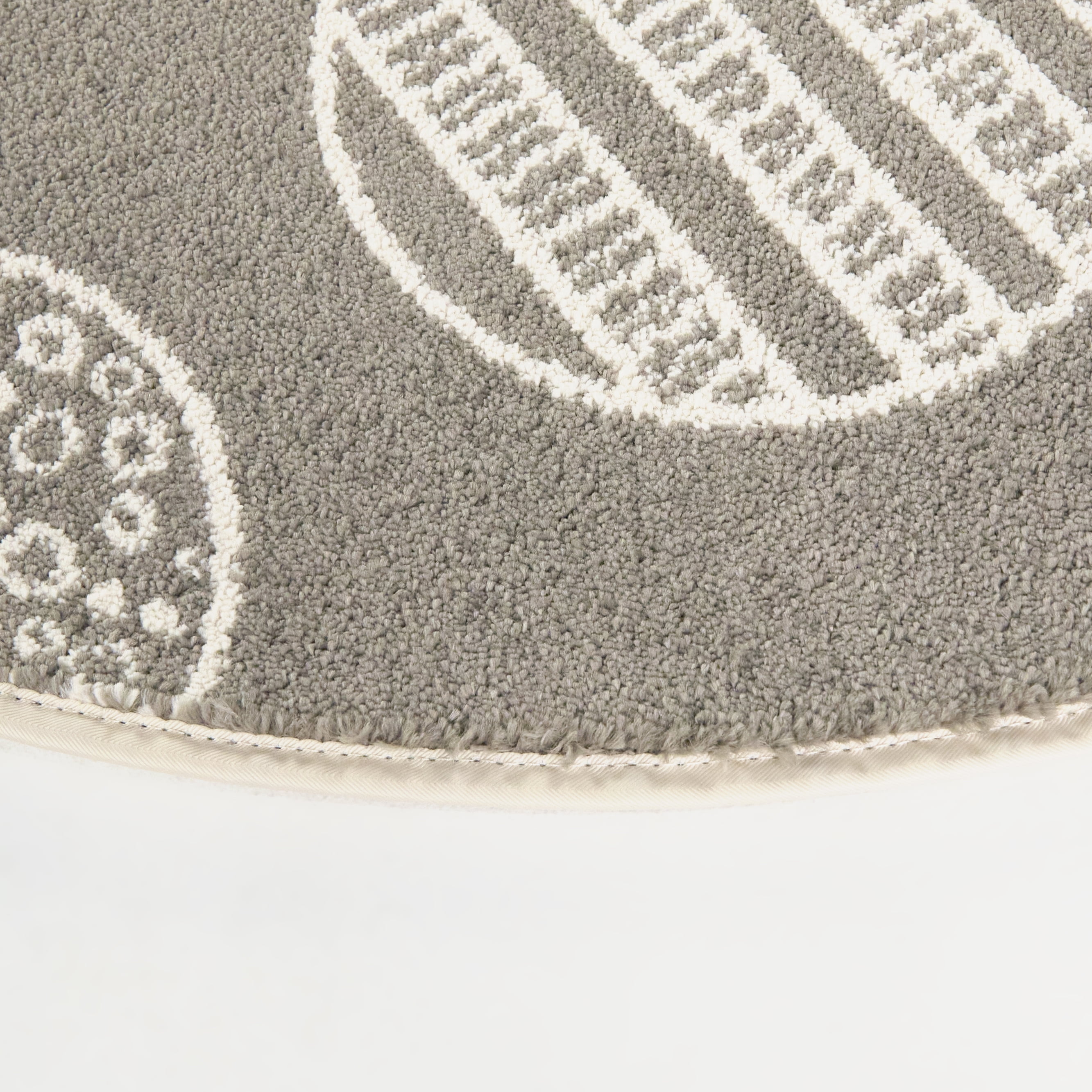 Mainstays Grey Space Round Indoor Rug, 47" Round