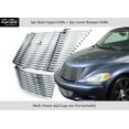 thumbnail image 2 of APS Premium Stainless Steel Silver Horizontal Billet Grille Compatible with Chrysler PT Cruiser 2000-2005 Combo N19-C92778R, 2 of 7
