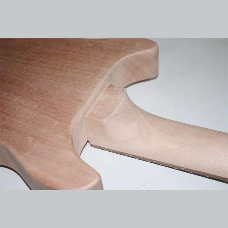Batking Guitar DIY Kit LP-Style Unfinished Mahogany 6-String Right-Handed 1-Pack