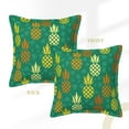 thumbnail image 3 of Bingfone Decorative Pillow Covers 16"X16" Pineapples1 Couch Pillow Cases Modern Farmhouse Covers For Couch Sofa Bed, 3 of 9