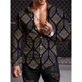 thumbnail image 1 of Camisas de manga larga para hombre estilo retro de otoño, tendencia de estilo étnico, ropa para hombre, camisas casuales con personalidad de moda, camisetas de manga larga para hombre, 1 of 6