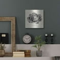 thumbnail image 7 of Luxe Metal Art 'Burlap Vegetable BW Sketch Lettuce' by Studio Mousseau, Metal Wall Art, 12"x12", 7 of 7