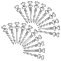HOT 26pcs Shoes Spikes for Ice Aerator Women Lawn Silver Metal