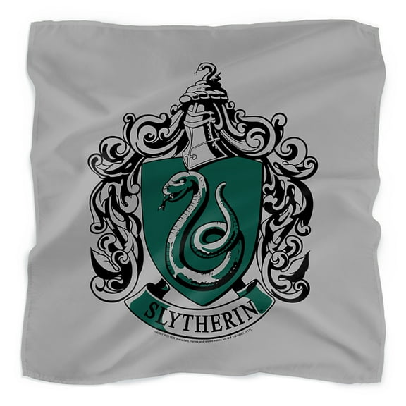 Harry Potter Slytherine Crest Bandana (21 in x 21 in)