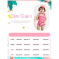 thumbnail image 2 of BULLPIANO Baby Girl Swimsuit Infant Bathing Suit Summer Ruffle One Piece Sleeveless Bikini Swimwear Beachwear Cute Girls Swimsuits, 2 of 8