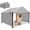 Grey-S, variant on Dog Shade Shelter 2.5'x2.1'x2.1' for Small Dogs, Pet Outdoor Tent with Upgraded Doors, Outside Sun Rain Canopy Pet House for Dogs, Cats, Small Animals and Livestock, Navy Blue